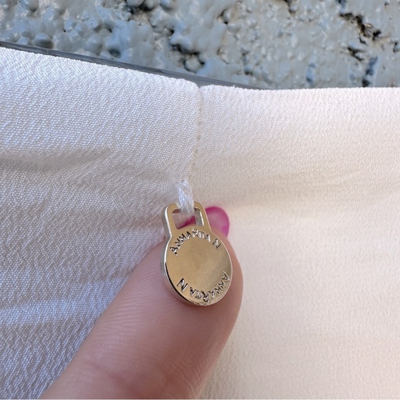 ANNARITA N Crochet Eyelet Summer Sun Midi Dress in White Sz. 4 - Picture 7 of 10